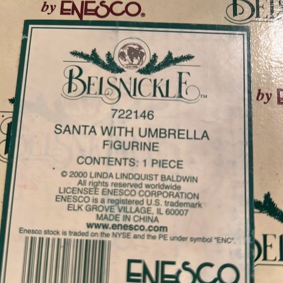 Belsnickle by Enesco Santa with Umbrella 2000 - Picture 8 of 8